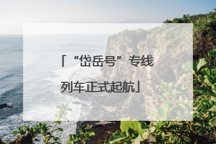 “岱岳号”专线列车正式起航