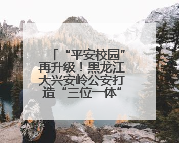 “平安校园”再升级！黑龙江大兴安岭公安打造“三位一体”守护新模式