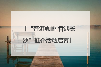 “普洱咖啡 香遇长沙”推介活动启幕
