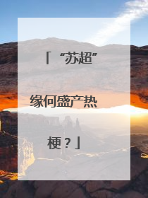 “苏超”缘何盛产热梗？