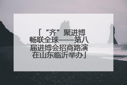 “齐”聚进博 畅联全球——第八届进博会招商路演在山东临沂举办
