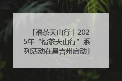 福茶天山行｜2025年“福茶天山行”系列活动在昌吉州启动