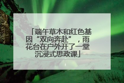端午草木和红色基因“双向奔赴”，雨花台在户外开了一堂沉浸式思政课