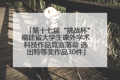 第十七届“挑战杯”福建省大学生课外学术科技作品竞赛落幕 选出特等奖作品30件