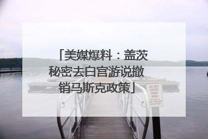 美媒爆料：盖茨秘密去白宫游说撤销马斯克政策