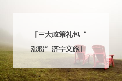 三大政策礼包“涨粉”济宁文旅