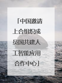 中国邀请上合组织成员国共建人工智能应用合作中心