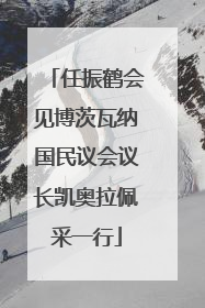 任振鹤会见博茨瓦纳国民议会议长凯奥拉佩采一行