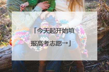 今天起开始填报高考志愿→