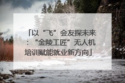 以“飞”会友探未来：“金陵工匠”无人机培训赋能就业新方向
