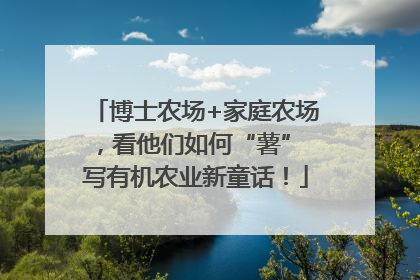 博士农场+家庭农场，看他们如何“薯” 写有机农业新童话！