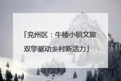 兖州区：牛楼小镇文旅双擎驱动乡村新活力