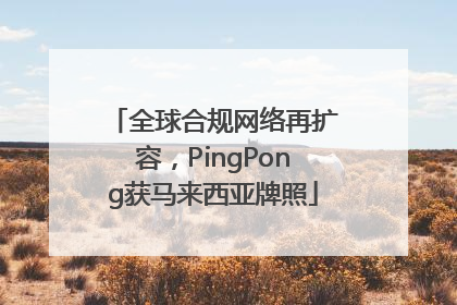 全球合规网络再扩容，PingPong获马来西亚牌照
