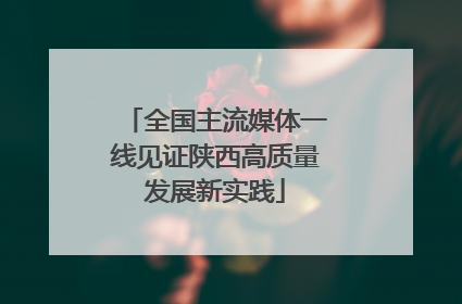 全国主流媒体一线见证陕西高质量发展新实践