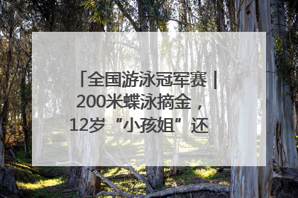 全国游泳冠军赛｜200米蝶泳摘金，12岁“小孩姐”还能制造多少惊喜？
