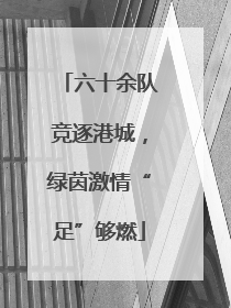 六十余队竞逐港城，绿茵激情“足”够燃