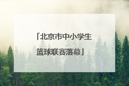 北京市中小学生篮球联赛落幕
