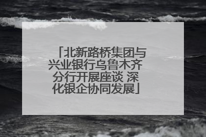 北新路桥集团与兴业银行乌鲁木齐分行开展座谈 深化银企协同发展