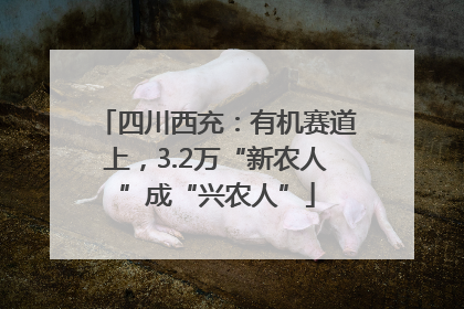 四川西充：有机赛道上，3.2万“新农人”成“兴农人”