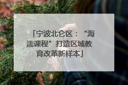 宁波北仑区：“海濡课程”打造区域教育改革新样本