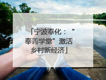 宁波奉化：“奉菁学堂”激活乡村新经济