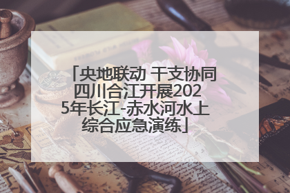 央地联动 干支协同 四川合江开展2025年长江-赤水河水上综合应急演练