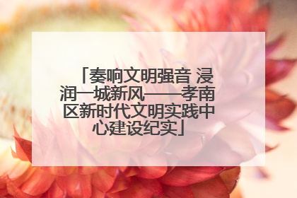 奏响文明强音 浸润一城新风——孝南区新时代文明实践中心建设纪实
