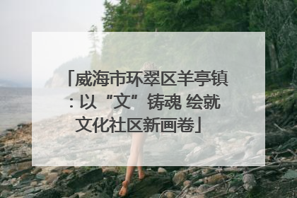 威海市环翠区羊亭镇：以“文”铸魂 绘就文化社区新画卷