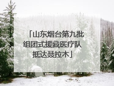 山东烟台第九批组团式援藏医疗队抵达聂拉木