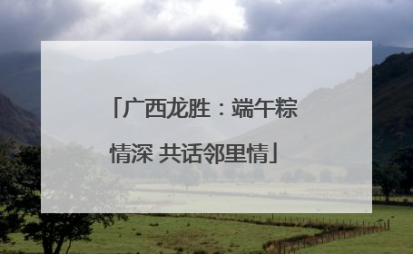 广西龙胜：端午粽情深 共话邻里情