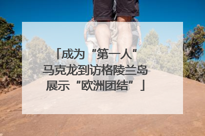 成为“第一人” 马克龙到访格陵兰岛展示“欧洲团结”
