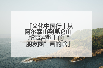 文化中国行丨从阿尔泰山到昆仑山 新疆岩壁上的“朋友圈”画的啥