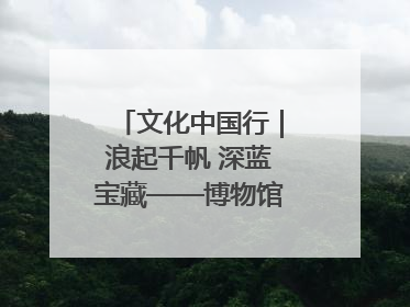 文化中国行｜浪起千帆 深蓝宝藏——博物馆里的海丝遗珍