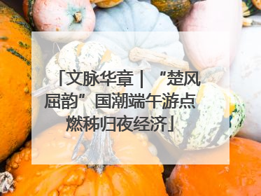 文脉华章｜“楚风屈韵”国潮端午游点燃秭归夜经济