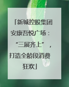 新城控股集团安康吾悦广场：“三展齐上”，打造全龄段消费狂欢
