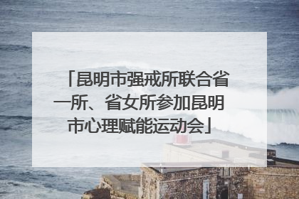 昆明市强戒所联合省一所、省女所参加昆明市心理赋能运动会