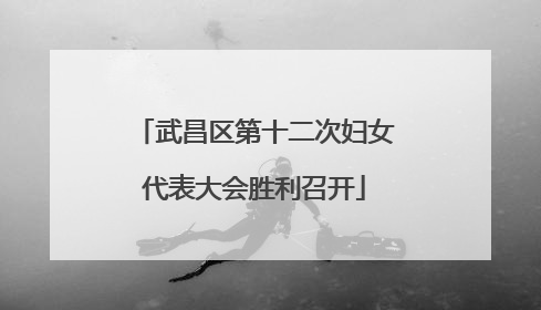 武昌区第十二次妇女代表大会胜利召开