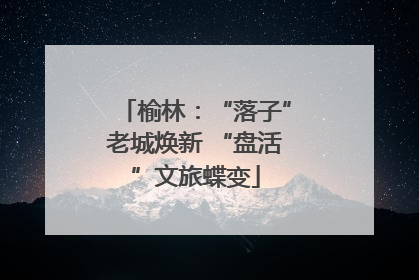榆林：“落子”老城焕新 “盘活”文旅蝶变