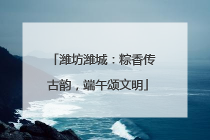 潍坊潍城：粽香传古韵，端午颂文明