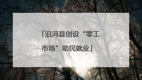 沿河县创设“零工市场”助民就业