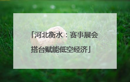 河北衡水：赛事展会搭台赋能低空经济