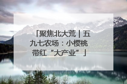 聚焦北大荒｜五九七农场：小樱桃带红“大产业”