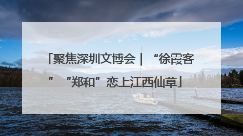 聚焦深圳文博会｜“徐霞客”“郑和”恋上江西仙草