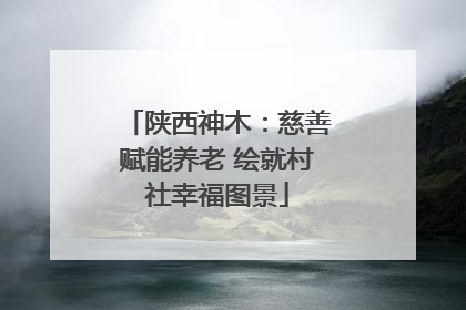 陕西神木：慈善赋能养老 绘就村社幸福图景