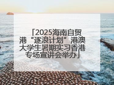 2025海南自贸港“逐浪计划”港澳大学生暑期实习香港专场宣讲会举办