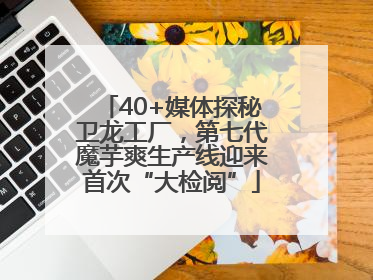 40+媒体探秘卫龙工厂，第七代魔芋爽生产线迎来首次“大检阅”