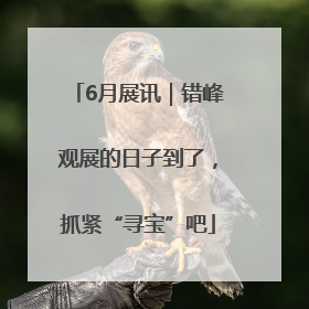 6月展讯｜错峰观展的日子到了，抓紧“寻宝”吧